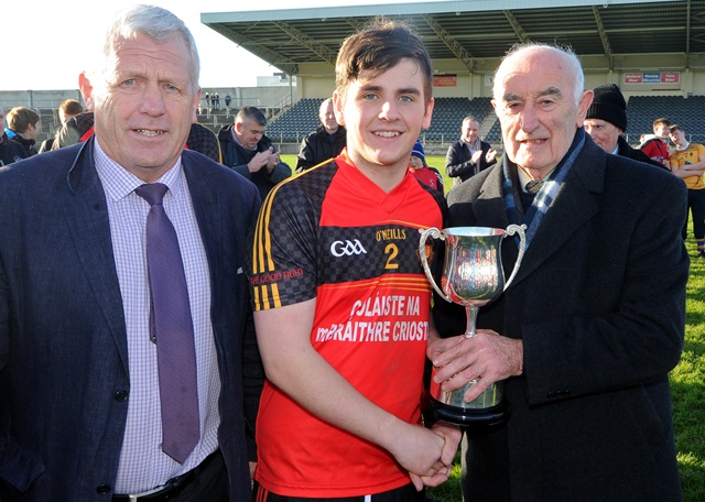Corn Shéamuis Uí Dhonnchú Under 16 ½ B Hurling Final – CBC Cork 1-12 Scoil na Tríonóide Naofa, Doon 1-8 – Match Report